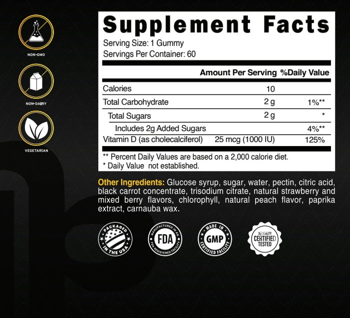 Vitamin D3 1000IU Gummies