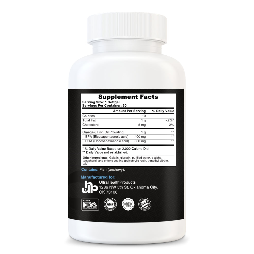 Enteric Coated Fish Oil 1000mg