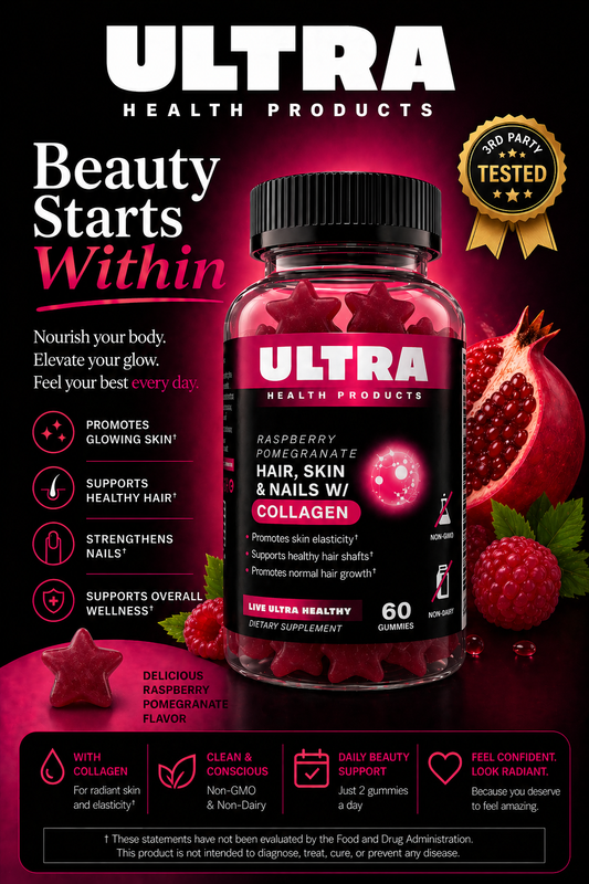 Hair, Skin, and Nails W/Collagen Gummies
