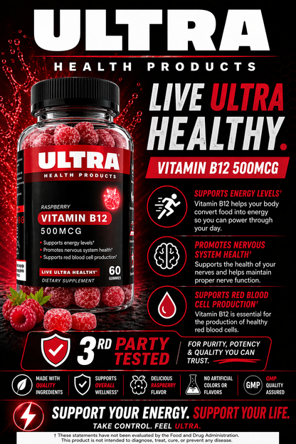 Vitamin B12 500mcg Gummies