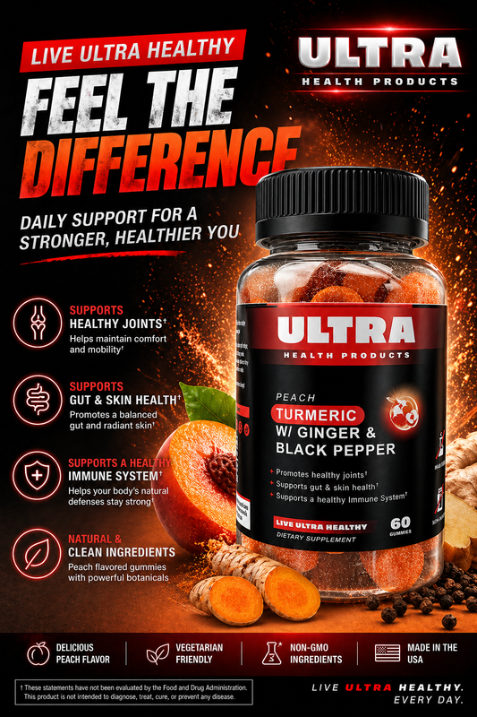 Turmeric with Ginger & Black Pepper Gummies