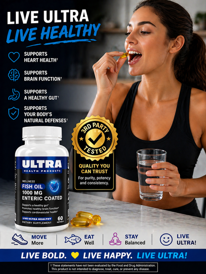 Enteric Coated Fish Oil 1000mg
