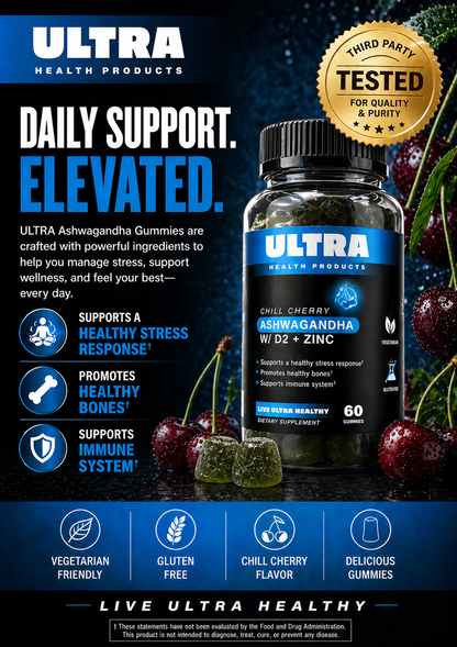 Ashwagandha with D2 + Zinc Gummies