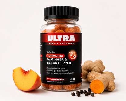 Turmeric with Ginger & Black Pepper Gummies