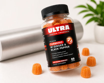 Turmeric with Ginger & Black Pepper Gummies