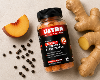 Turmeric with Ginger & Black Pepper Gummies